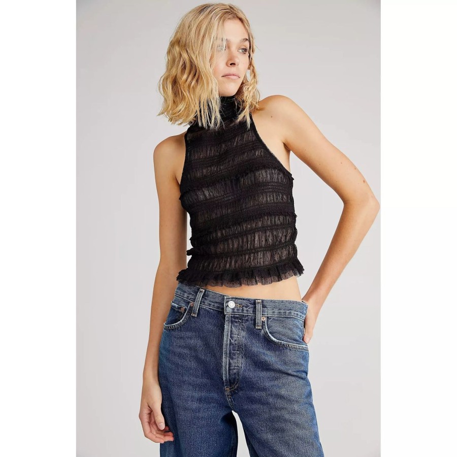 Fashion Free People | Free People | Clementine Top | Black