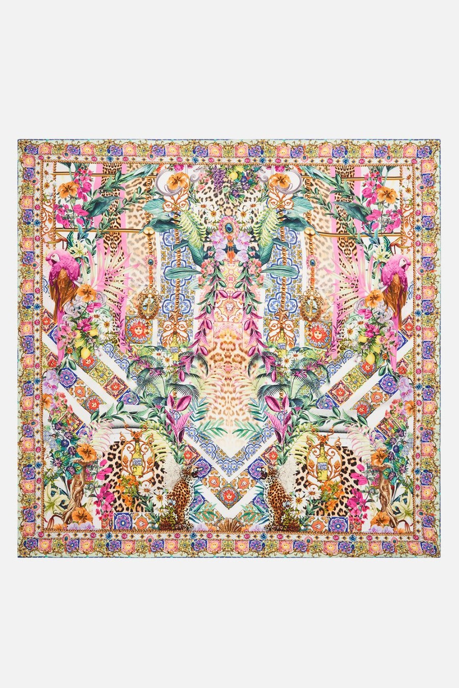 Accessories Camilla | Camilla | Flowers Of Neptune Large Square Scarf