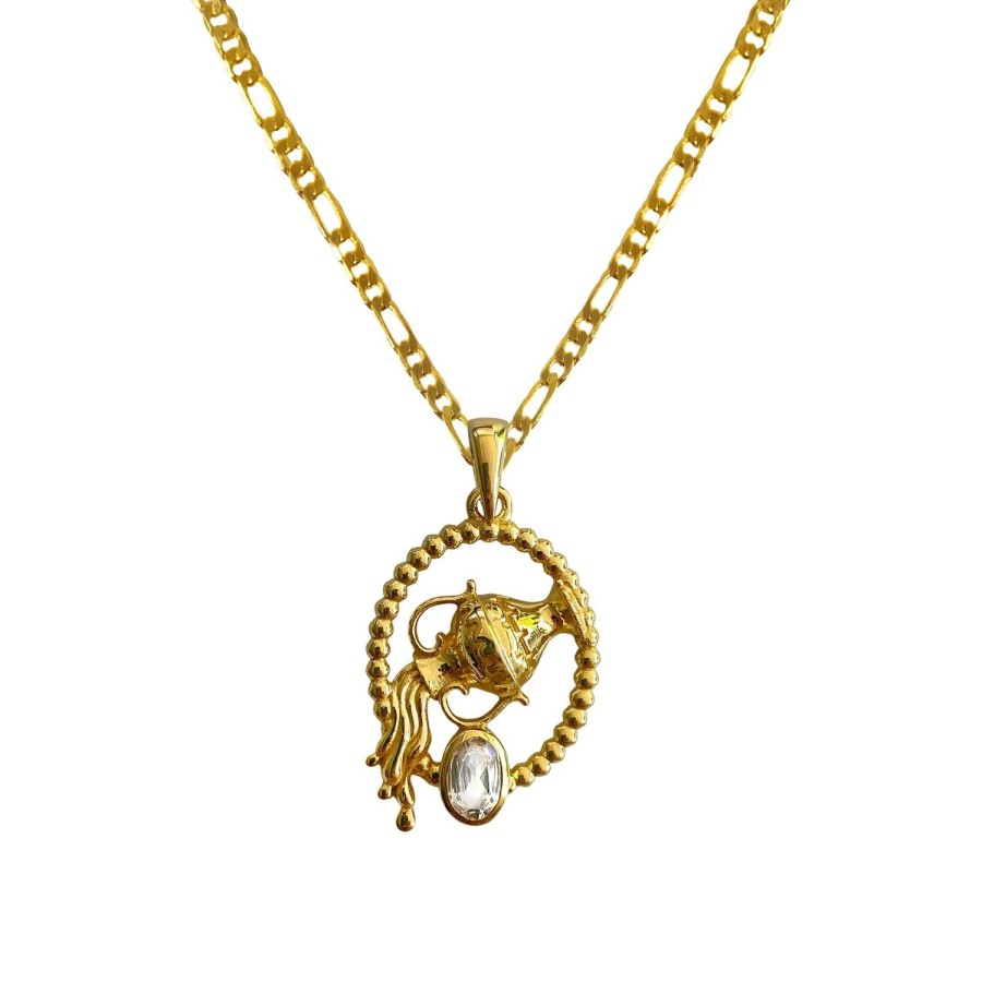 Accessories Mountain & Moon | Mountain & Moon | Aquarius Necklace | Link Chain