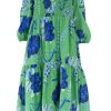 Fashion Alessandra | Alessandra | Night Garden Giana Dress | Emerald