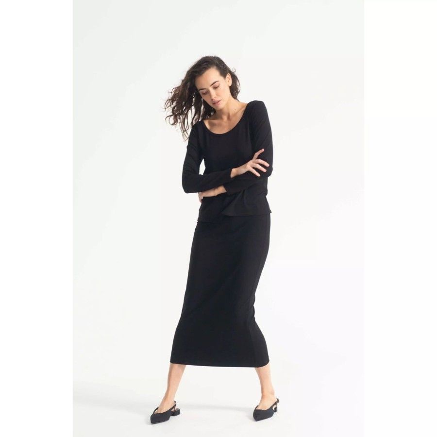 Fashion Mela Purdie | Mela Purdie | Midi Skirt | Black