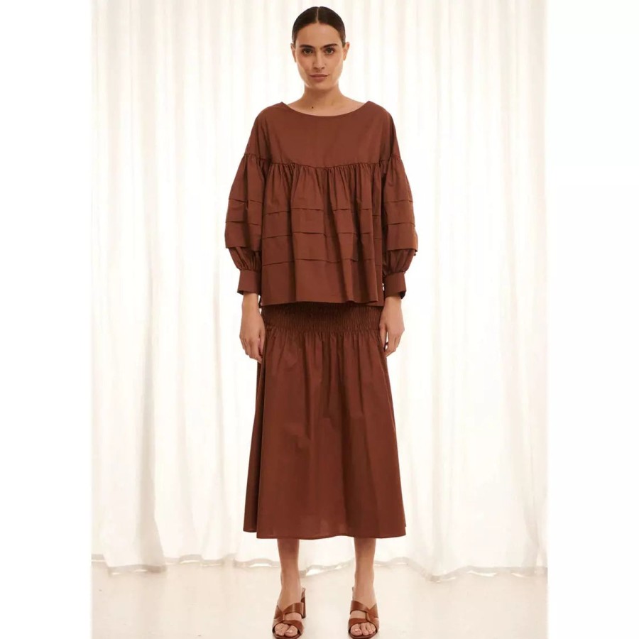 Fashion Apartment | Apartment Clothing | Faith Skirt | Tobacco