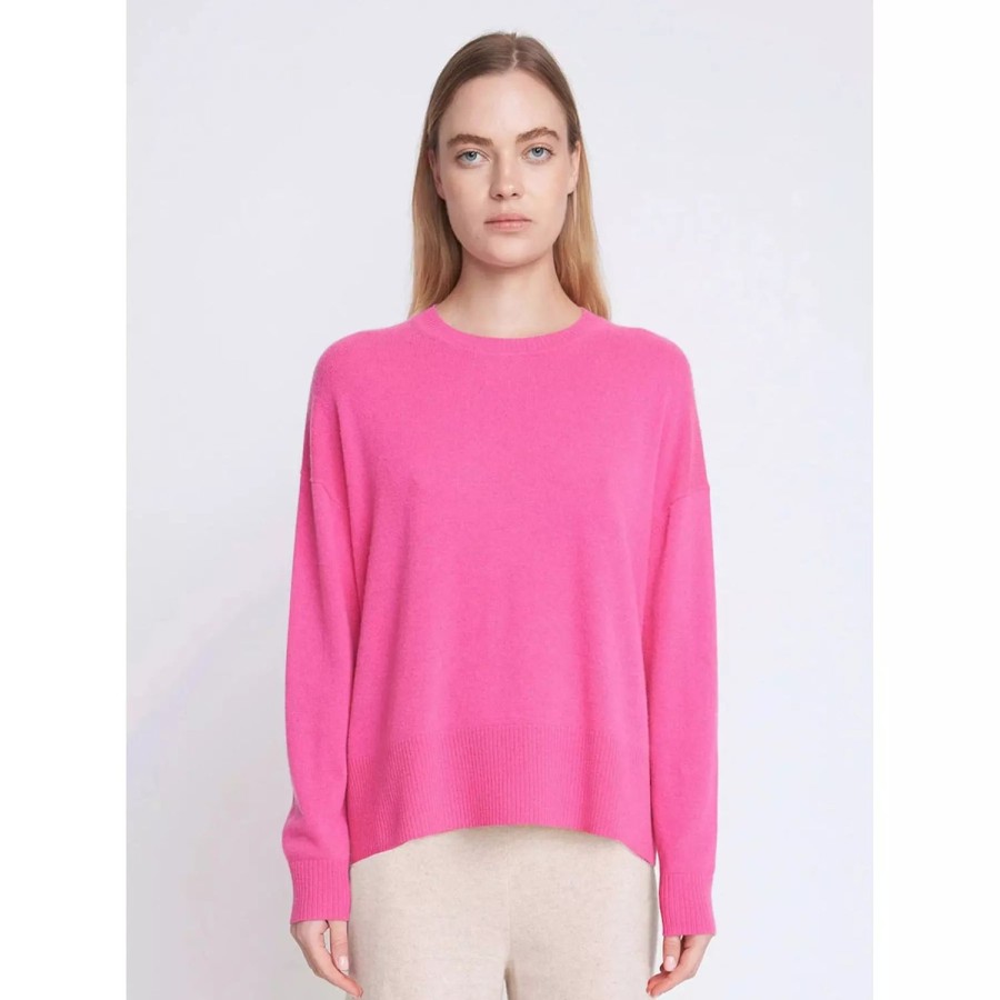 Fashion Aleger Cashmere | Aleger Cashmere | Cashmere Crew | Dragon Fruit