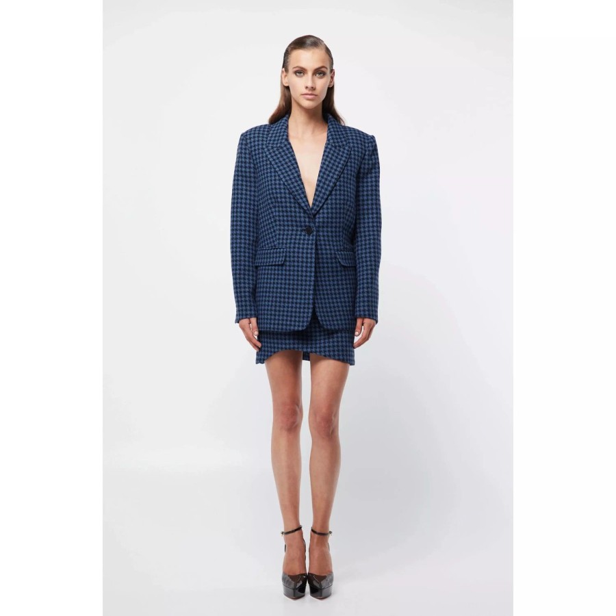 Fashion Mossman | Mossman | Static Blazer | Houndstooth