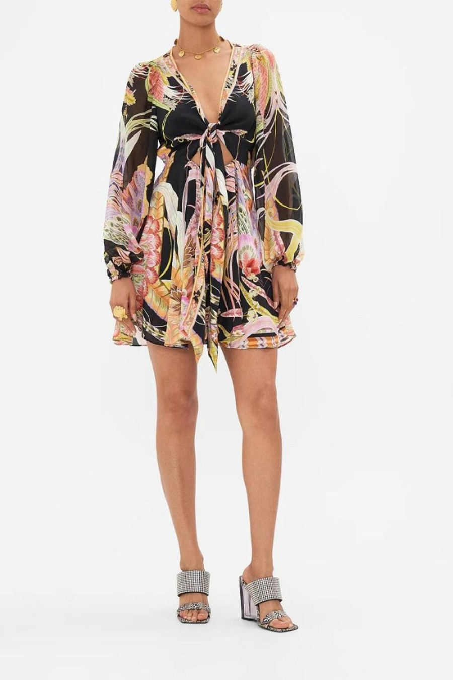 Fashion Camilla | Camilla | Lady Of The Moon Short Wrap Tie Dress