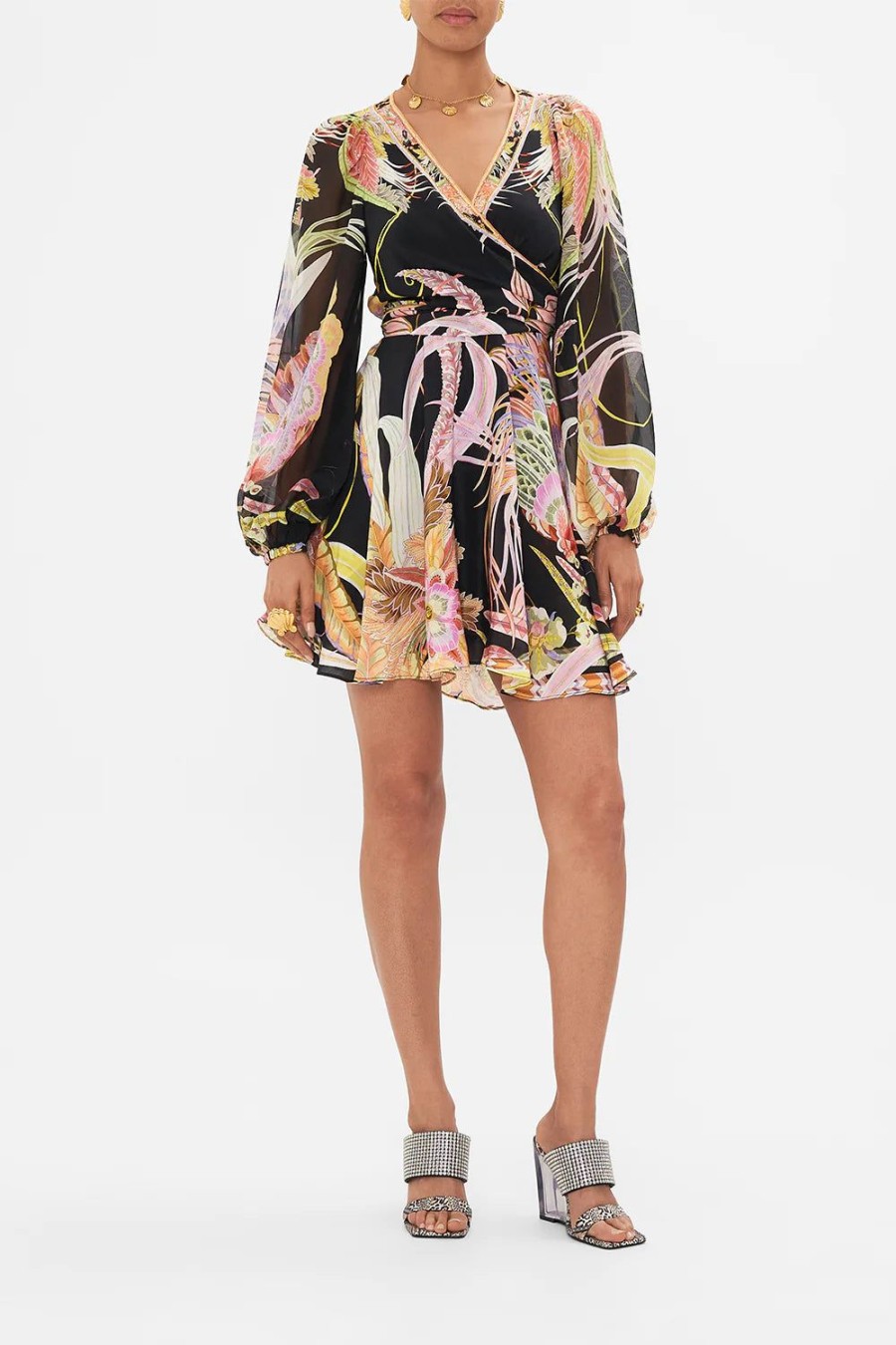 Fashion Camilla | Camilla | Lady Of The Moon Short Wrap Tie Dress