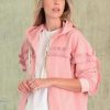 Fashion Cooper | Cooper | Ruff Around The Edges Hoodie In Pink