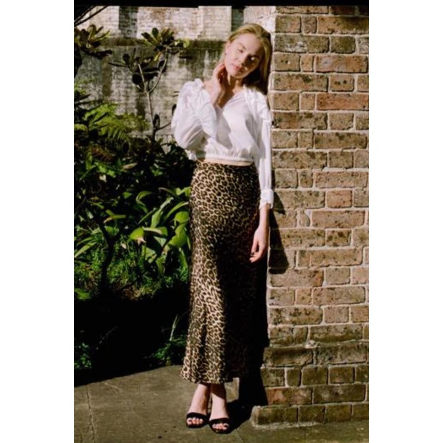 Fashion MLM | Mlm Label | Kingdom Slip Midi Skirt | Leopard