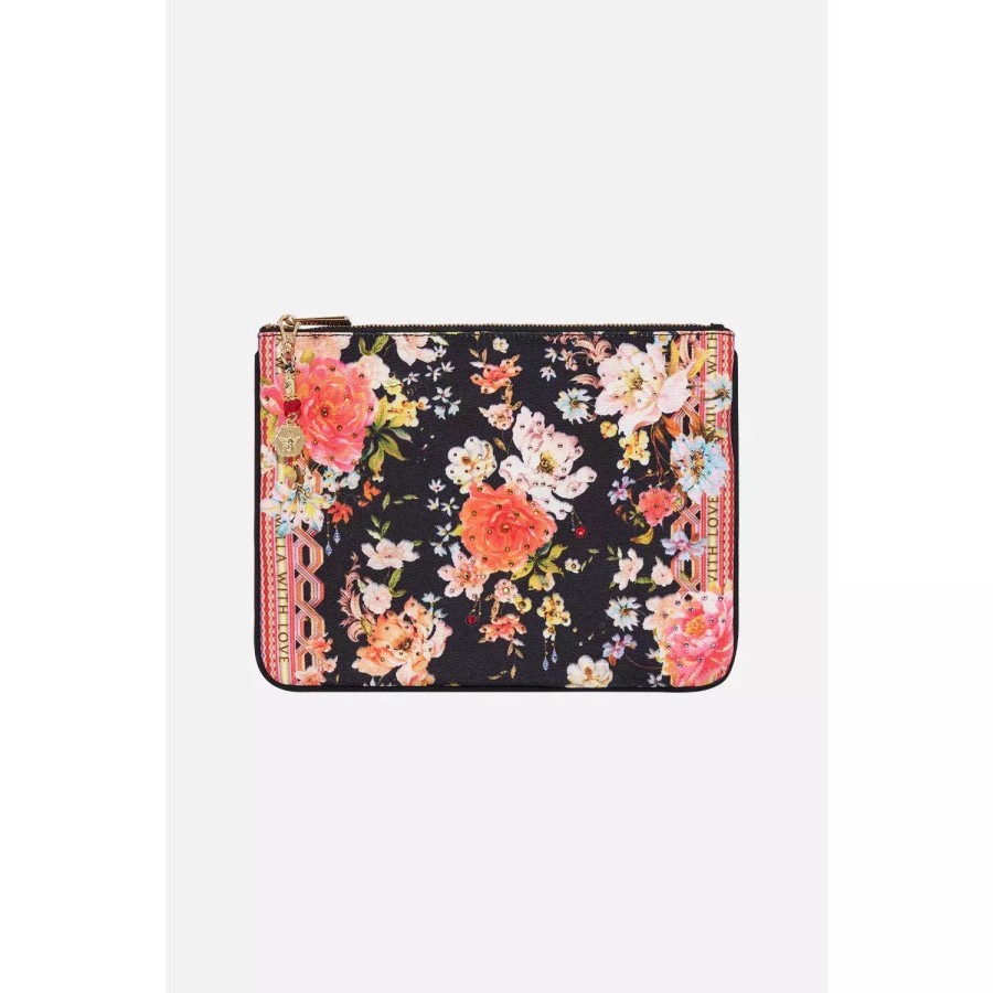 Accessories Camilla | Camilla | Secret History Small Canvas Clutch