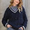 Fashion Cooper | Cooper | Knit For A Queen Jersey | Navy