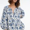 Fashion Kinney | Kinney | Astrid Top Floral Blue