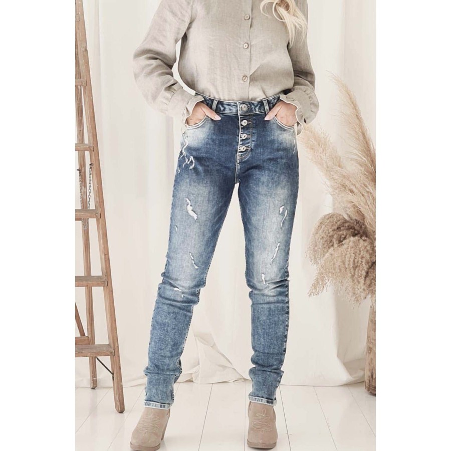 Fashion Bypias | Bypias | Chic Perfect Jeans | Blue Wash