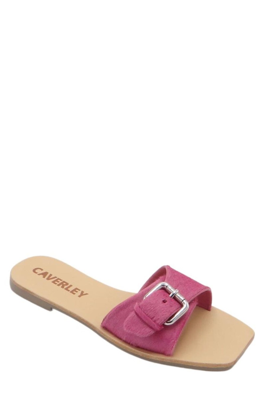 Accessories Caverley Shoes | Caverley Shoes | Rave Slide | Candy Pink Pony