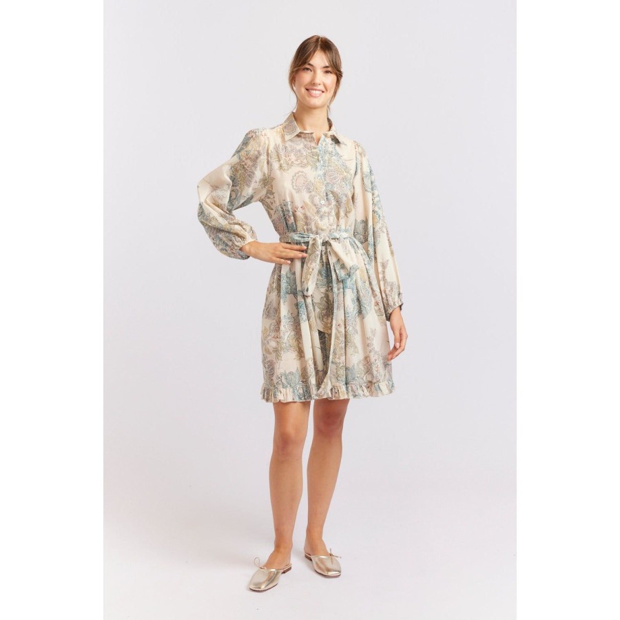 Fashion Alessandra | Alessandra | Willow Dress Aster | Wheaten