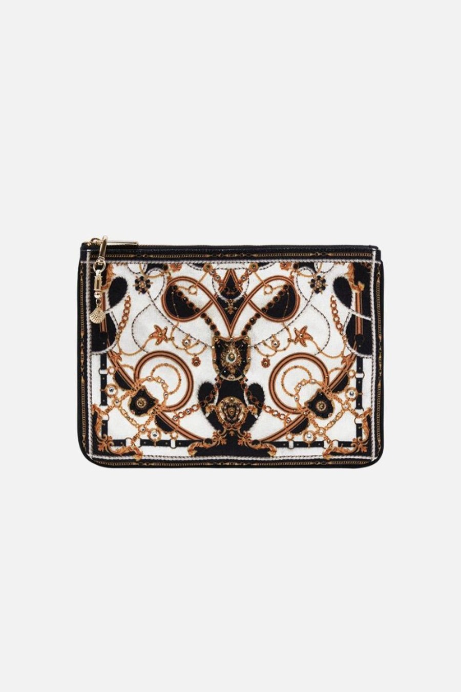 Accessories Camilla | Camilla | Sea Charm Small Canvas Clutch