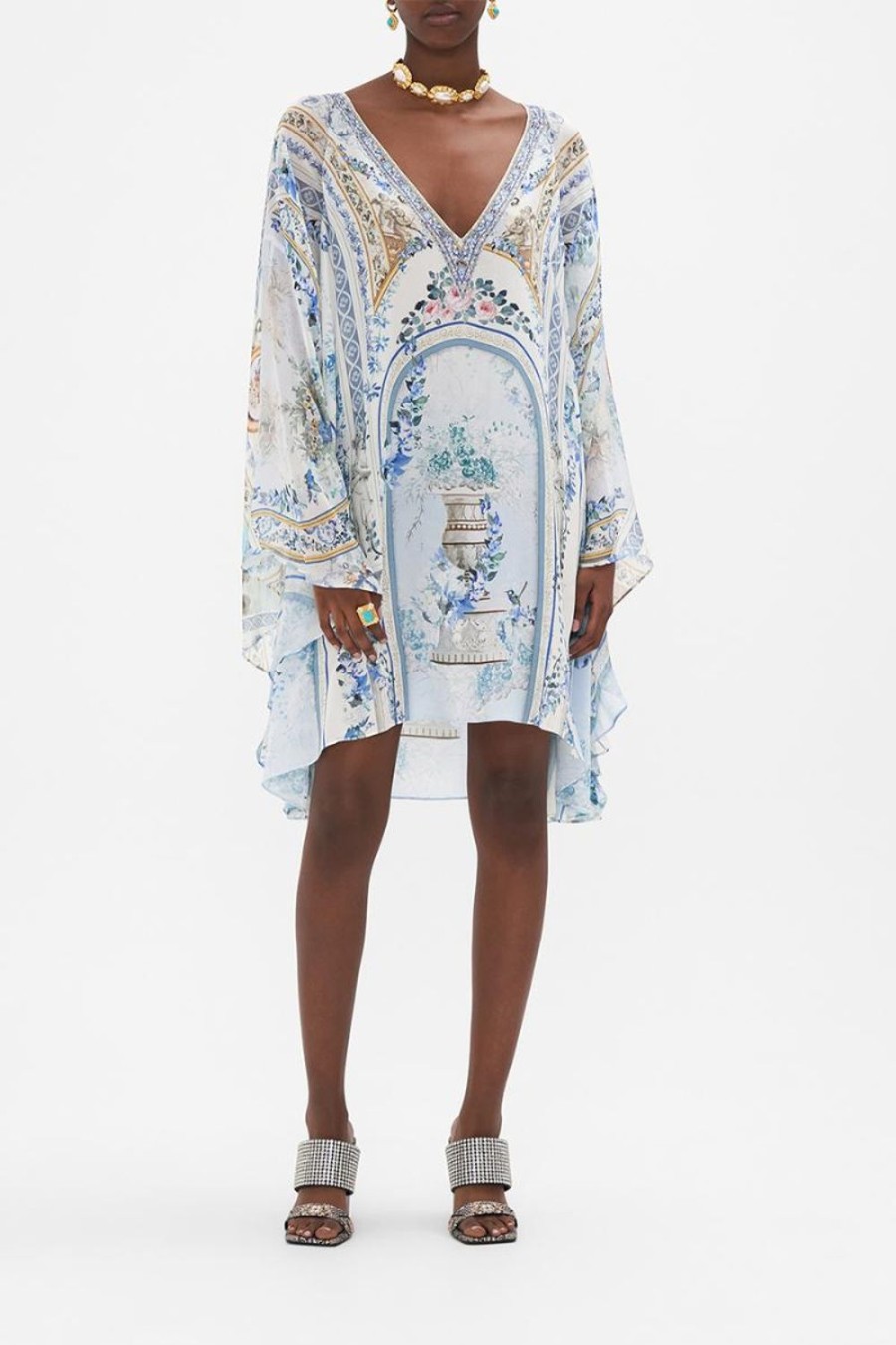 Fashion Camilla | Camilla | Season Of The Siren Raglan Sleeve Flared Kaftan