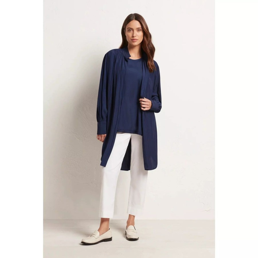 Fashion Mela Purdie | Mela Purdie | Long Soft Overshirt | Peony