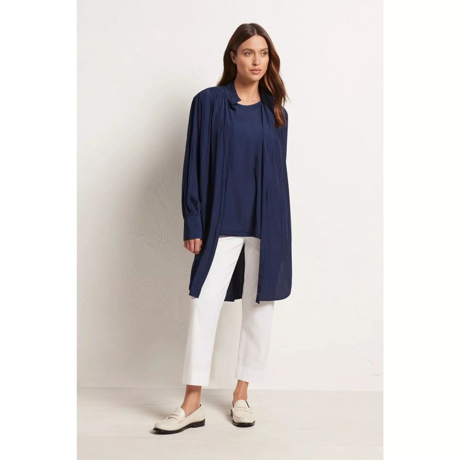 Fashion Mela Purdie | Mela Purdie | Long Soft Overshirt | Peony