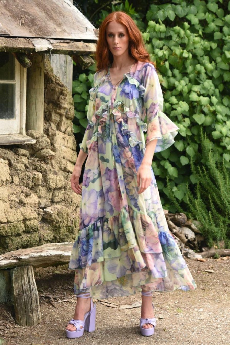 Fashion Trelise Cooper | Trelise Cooper | Frills And Chills Dress | Pastel Floral