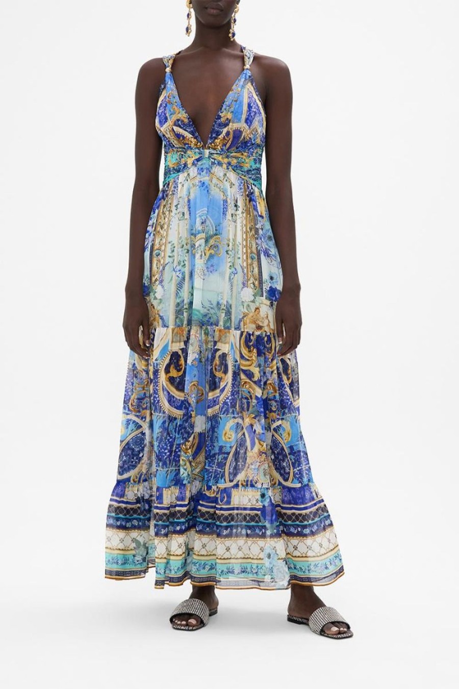 Fashion Camilla | Camilla | Views Of Vesuvius T Back Gathered Panel Dress