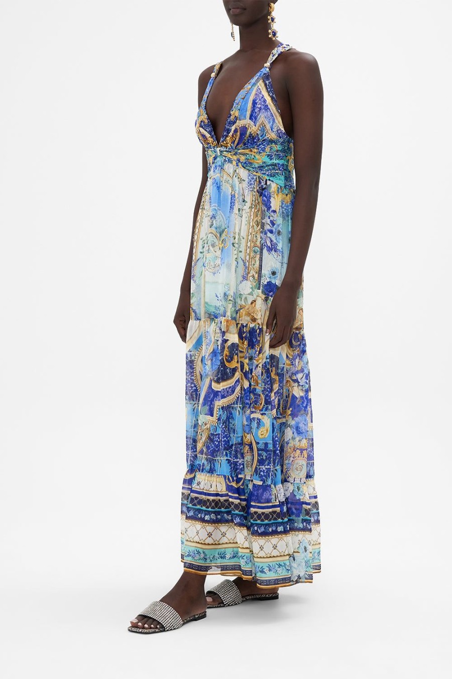 Fashion Camilla | Camilla | Views Of Vesuvius T Back Gathered Panel Dress