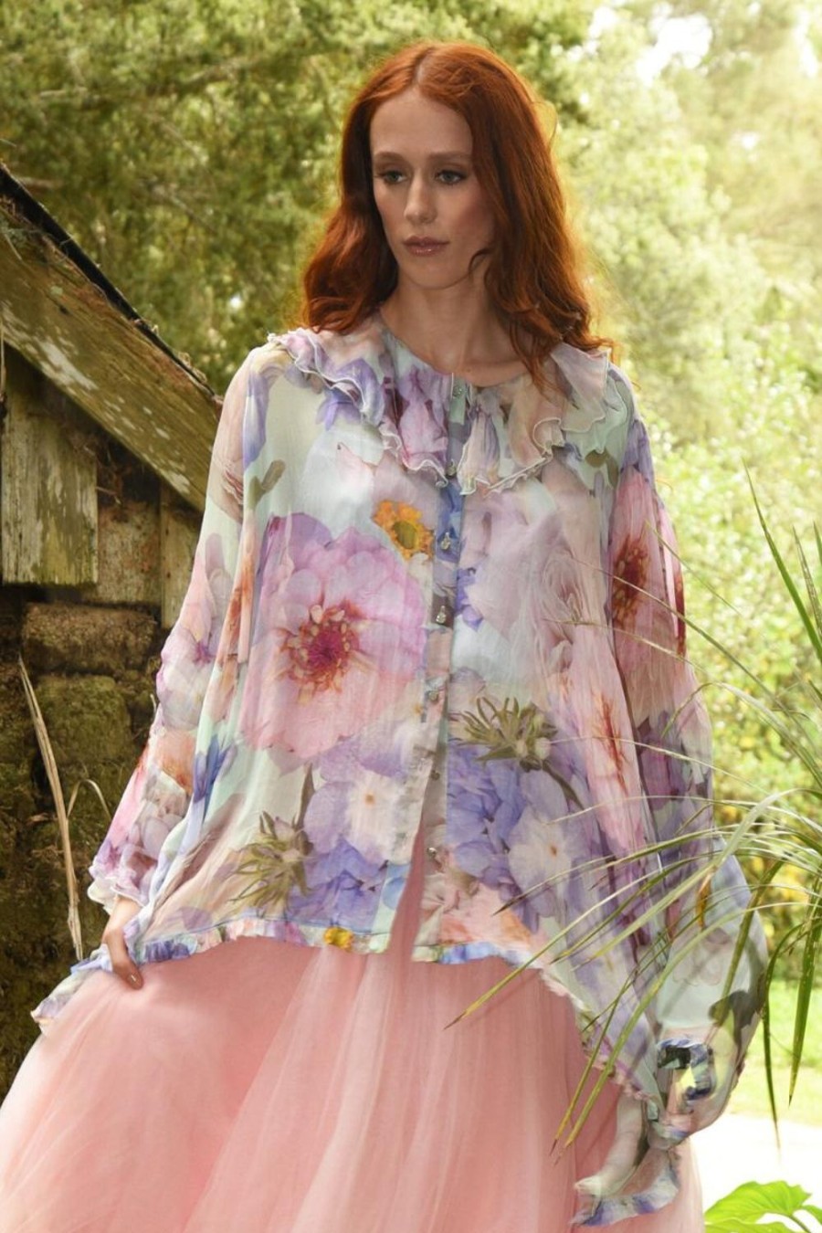 Fashion Trelise Cooper | Trelise Cooper | Bop Frill You Drop Top | Pastel Floral