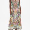 Fashion Camilla | Camilla | Flowers Of Neptune V Neck Midi Slip Dress