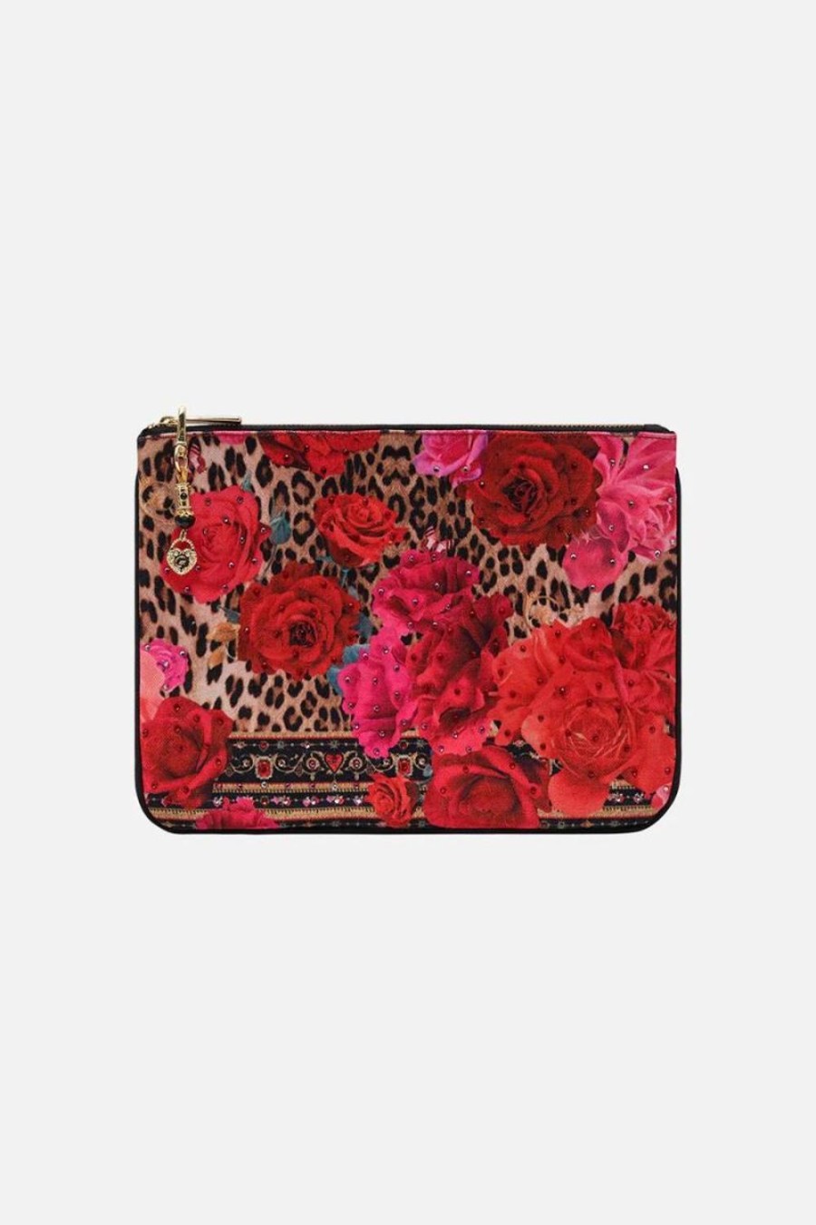 Accessories Camilla | Camilla | Heart Like A Wildflower Small Canvas Clutch