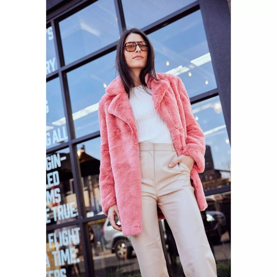 Fashion DEA The Label | Dea The Label | Faux Fur Long Coat | Candy