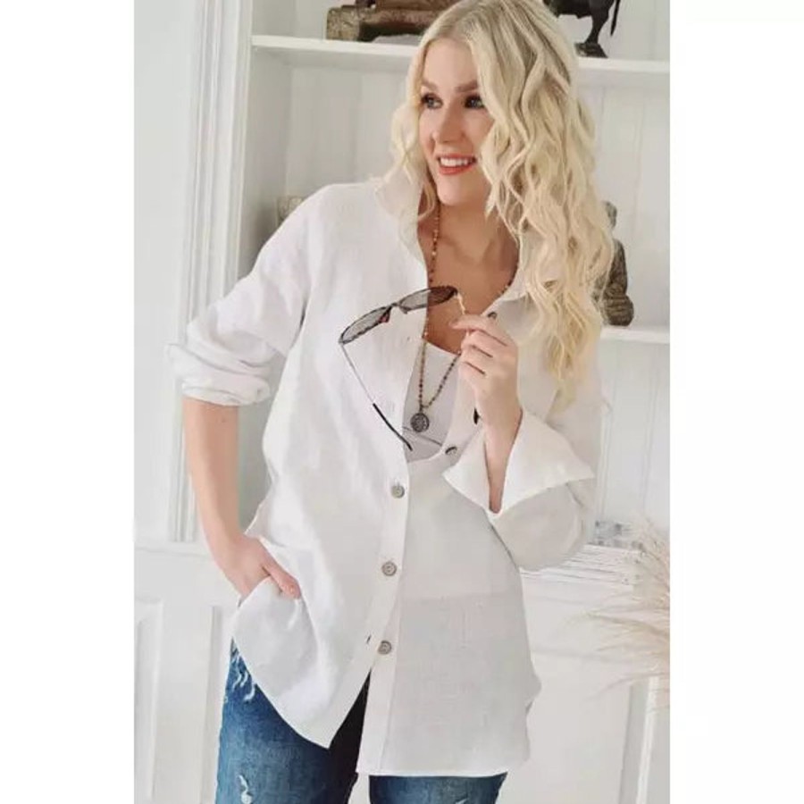 Fashion Bypias | Bypias | Boyfriend Shirt | White