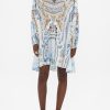 Fashion Camilla | Camilla | Season Of The Siren A Line Blouson Sleeve Dress