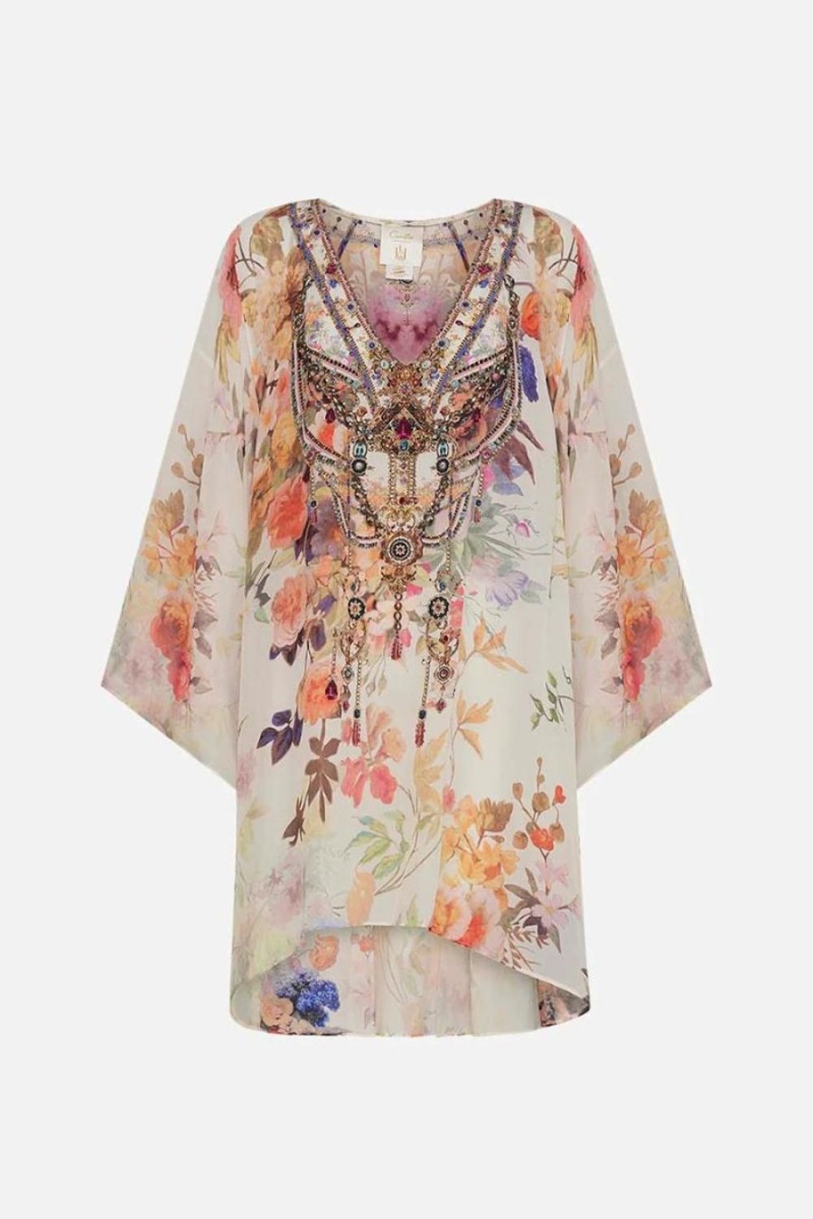 Fashion Camilla | Camilla | Raglan Sleeve Flared Kaftan | Friends With Frescos