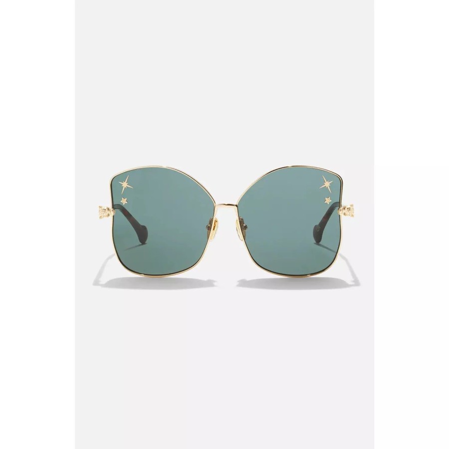 Accessories Camilla | Camilla | Pool Side Pedigree Sunglasses In Gold