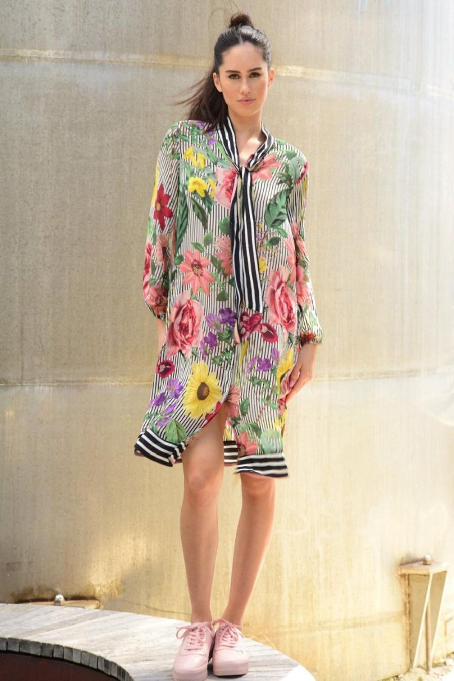 Fashion Curate by Trelise Cooper | Curate By Trelise Cooper | Layer Player Dress | Floral Stripe