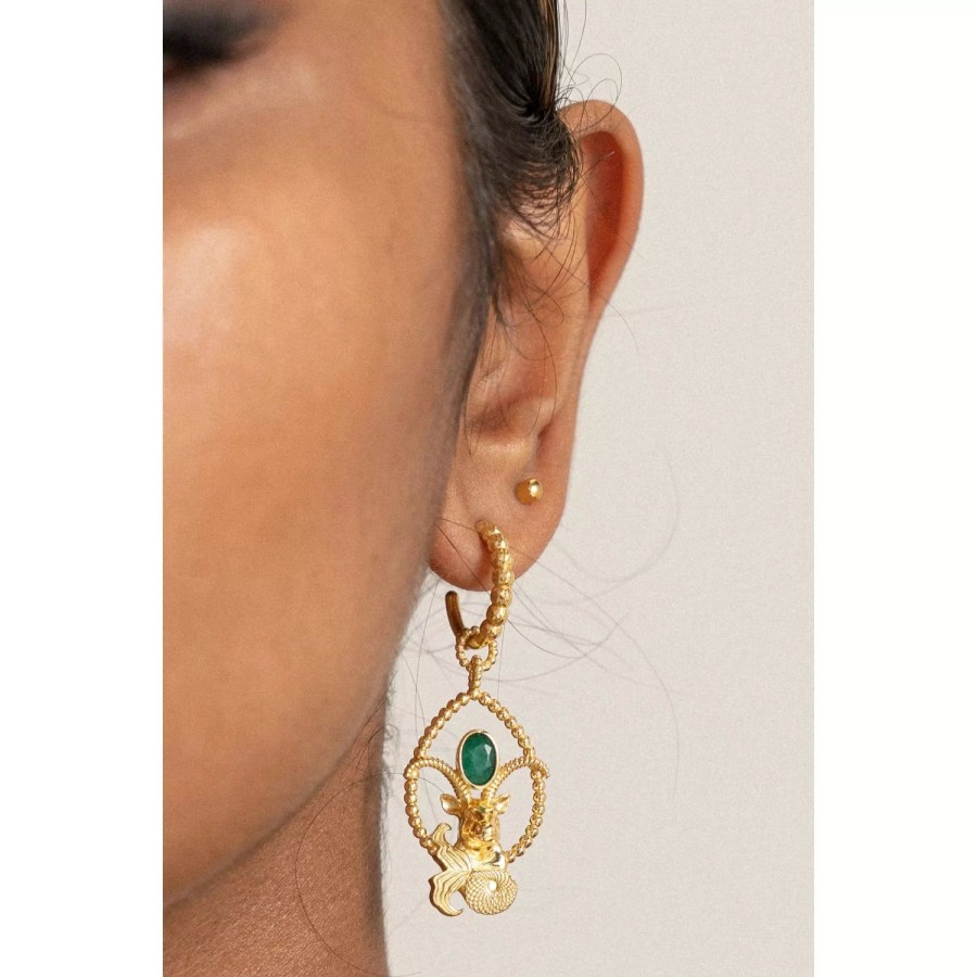 Accessories Mountain & Moon | Mountain & Moon | Capricorn Earrings