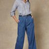 Fashion Dricoper | Dricoper | Camila Paris Blue Wide Leg Pants