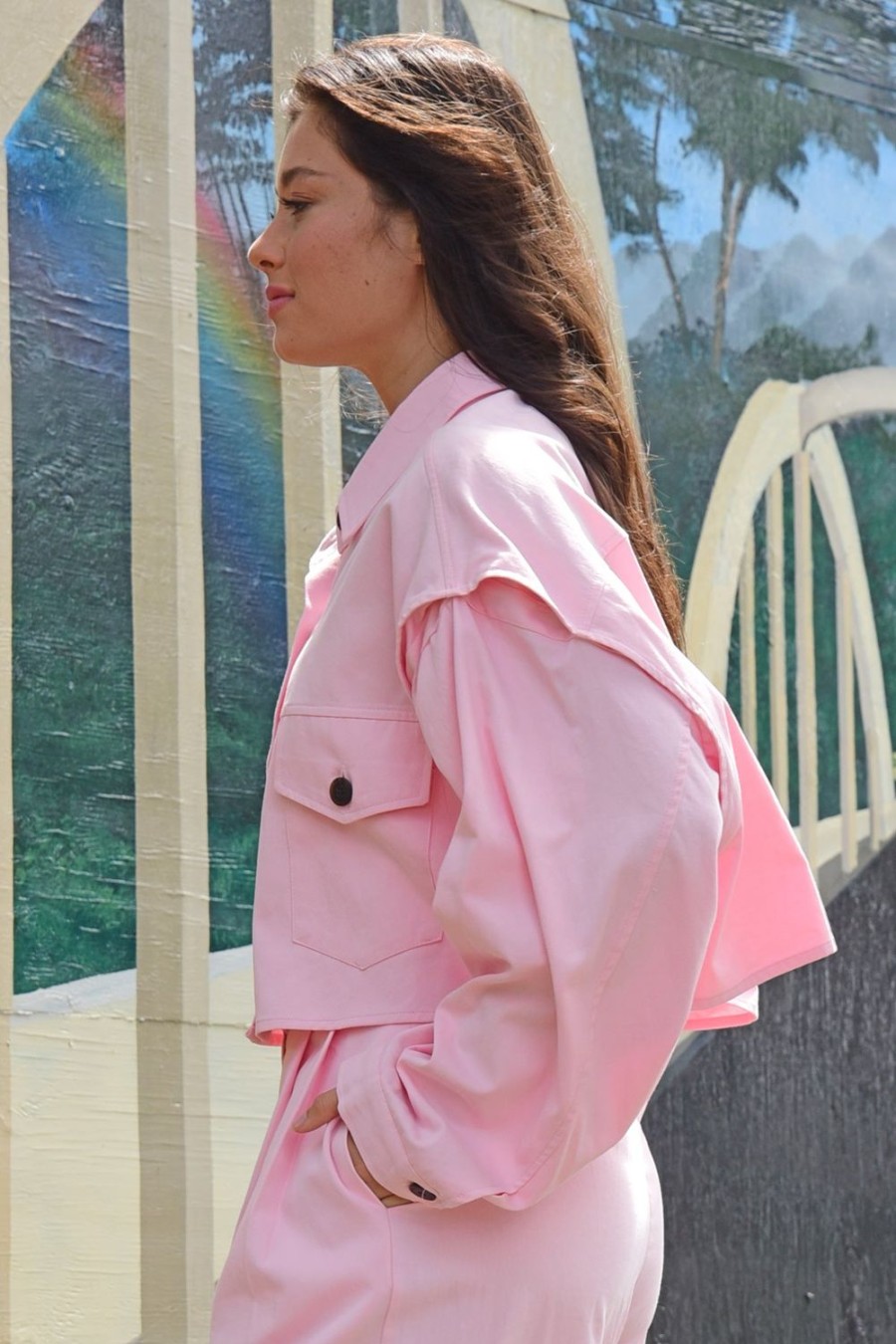 Fashion Coop | Coop | Pocket In Jacket | Pink