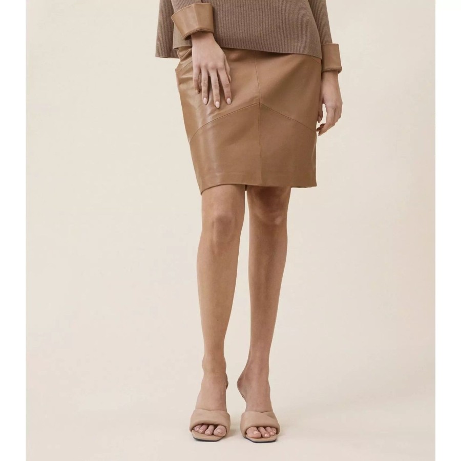 Fashion Raw by Raw | Raw By Raw | Trivett Leather Skirt | Toffee