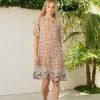 Fashion The Dreamer Label | The Dreamer Label | Jona Poppy Dress | Tan