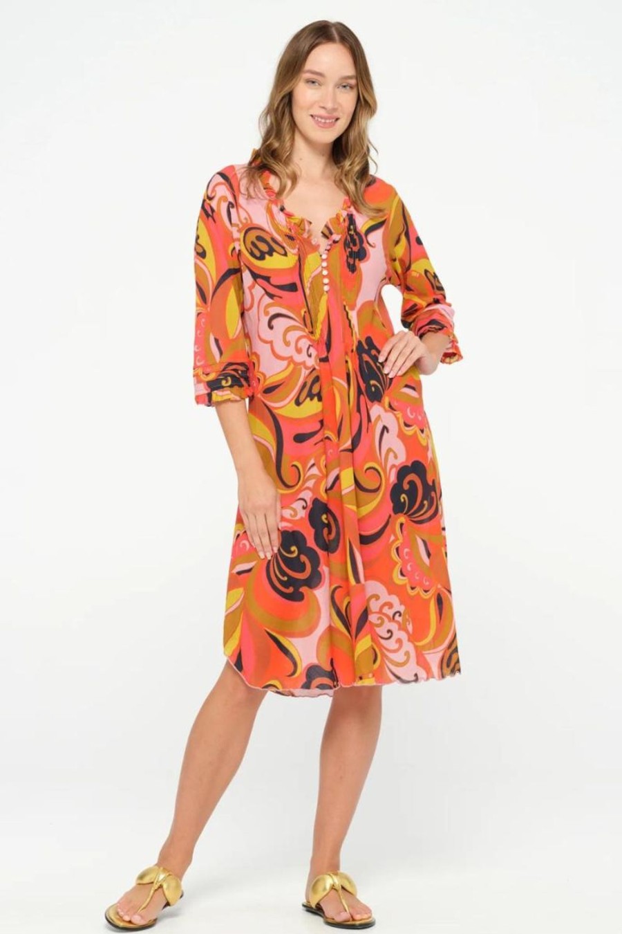 Fashion One Season | One Season | Middy Poppy Dress | Costa Nova Orange