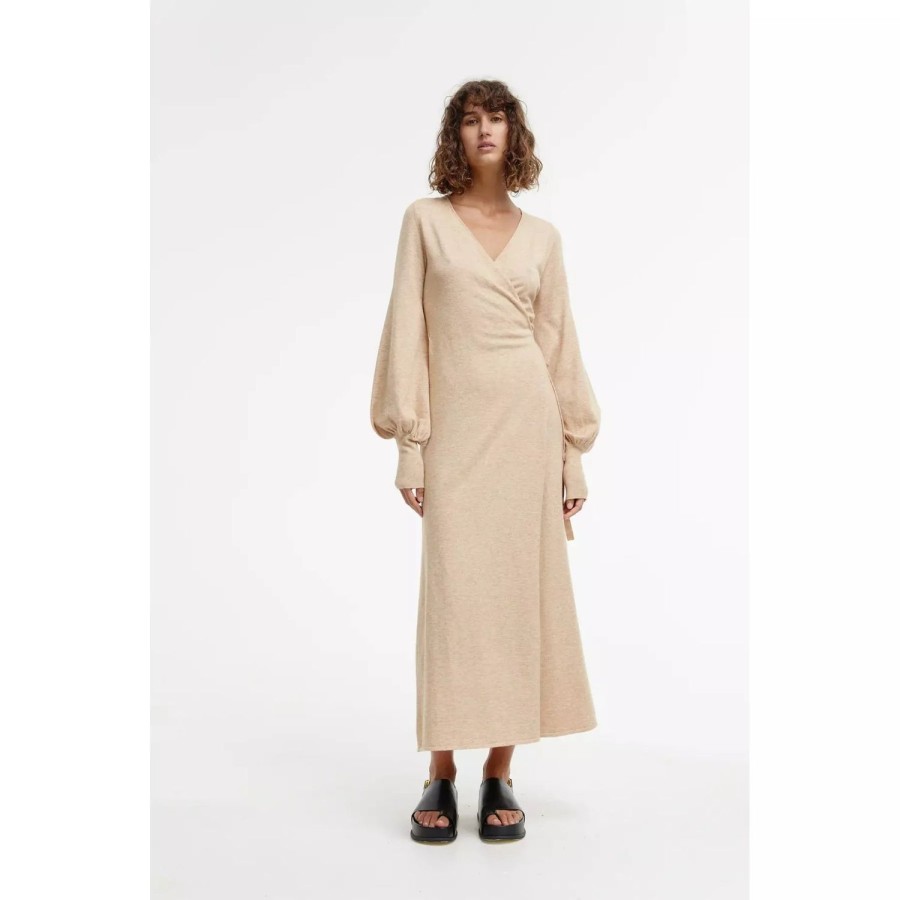 Fashion Kinney | Kinney | Marlow Wrap Dress | Oat Marle