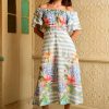 Fashion Coop | Coop | My Heart Frill Go On Dress | Blue & White