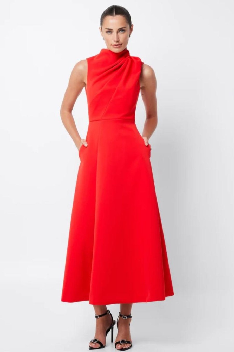 Fashion Mossman | Mossman | Cosmic Maxi Dress In Red