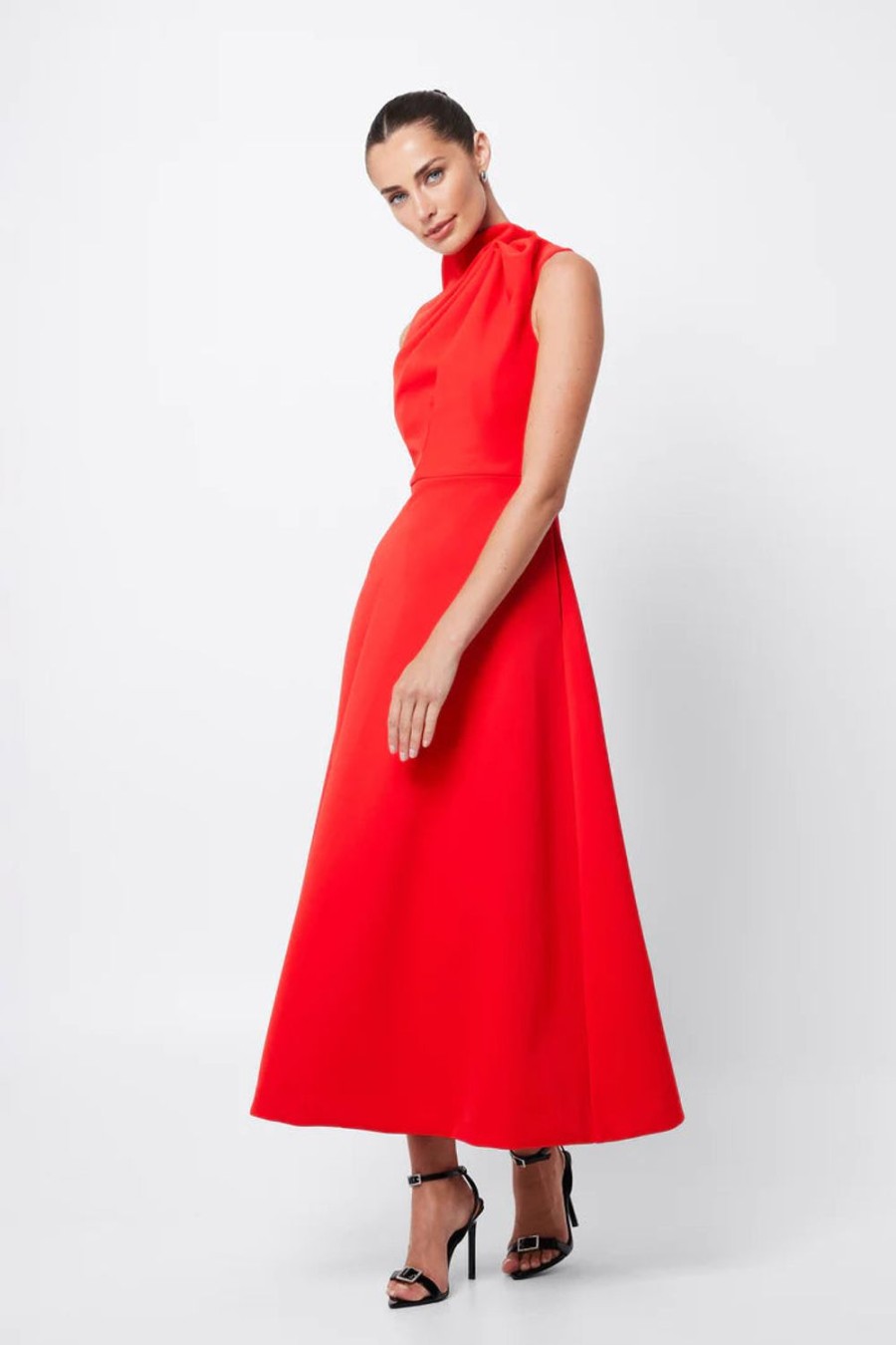 Fashion Mossman | Mossman | Cosmic Maxi Dress In Red