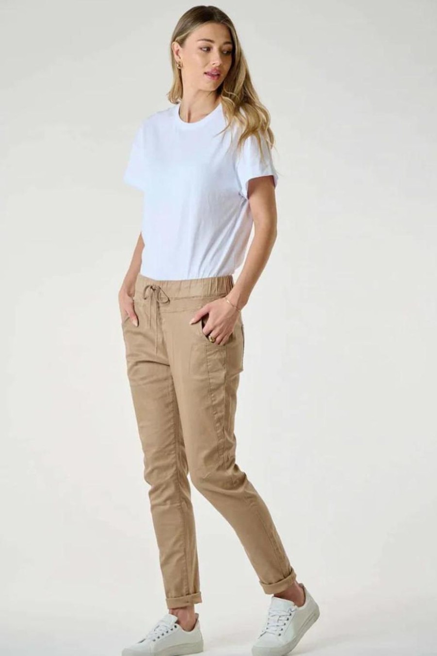 Fashion Bianco | Bianco | Active Jogger | Camel