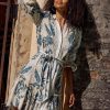 Fashion Once Was | Once Was | Granada Linen Viscose Shirt Dress | Del Sol Azure