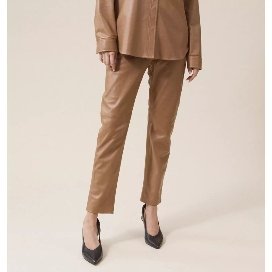 Fashion Raw by Raw | Raw By Raw | Danny Leather Pants | Toffee