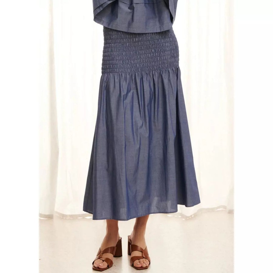 Fashion Apartment | Apartment Clothing | Faith Skirt | Chambray