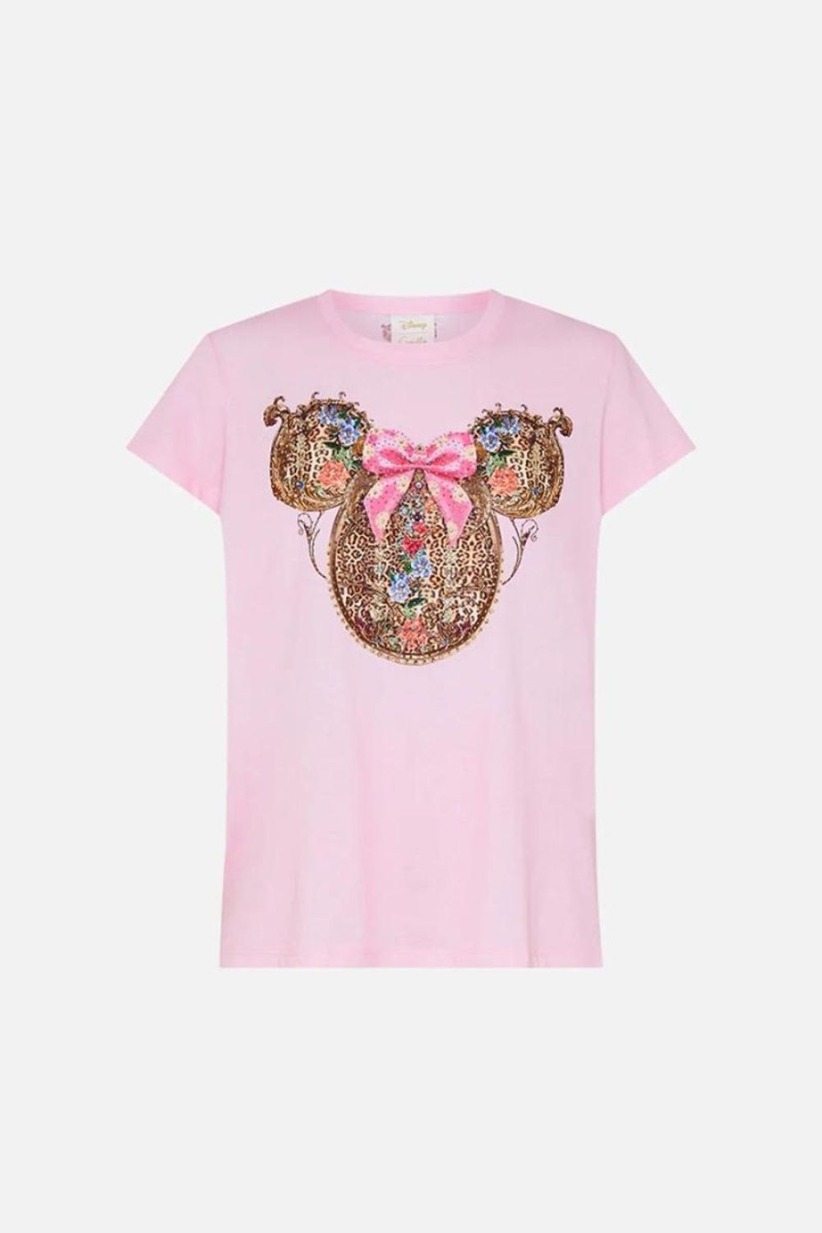 Fashion Camilla | Camilla | Minnie Mouse Magic Pink Organic Cotton Slim Fit T-Shirt