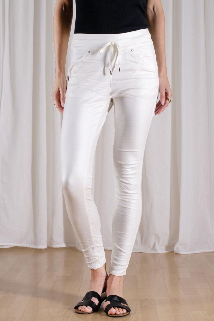 Fashion Bianco | Bianco | Silverbell Yoga Pant Pearl White